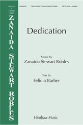 Dedication SATB choral sheet music cover